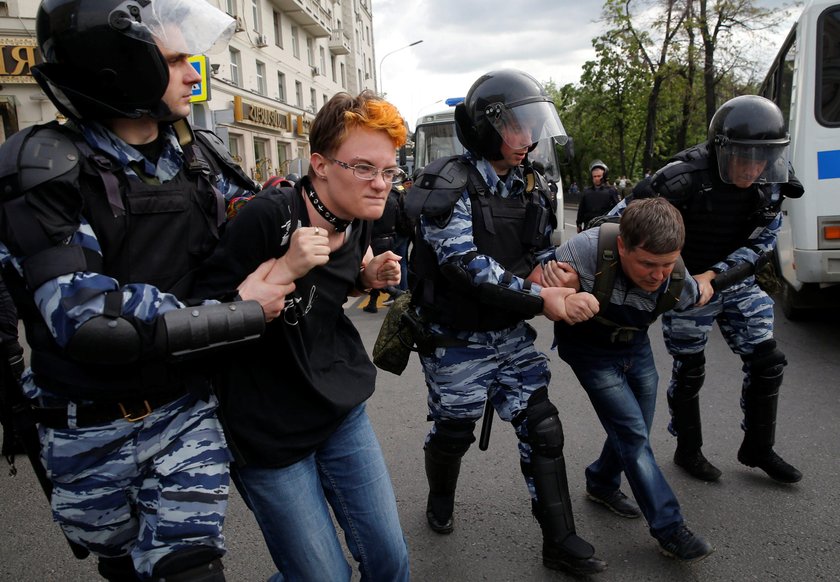 Demonstracje w całej Rosji. Policja wyjątkowo brutalna!