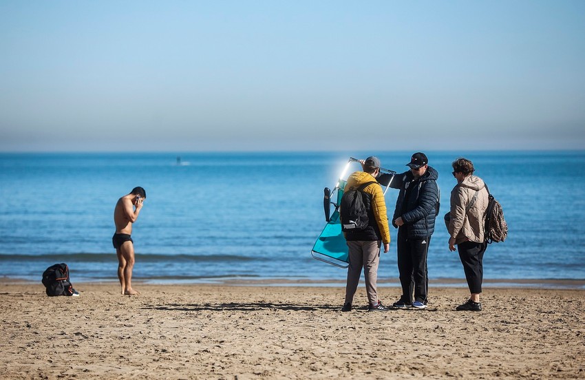 Španija, toplotni talas, kupanje u januaru