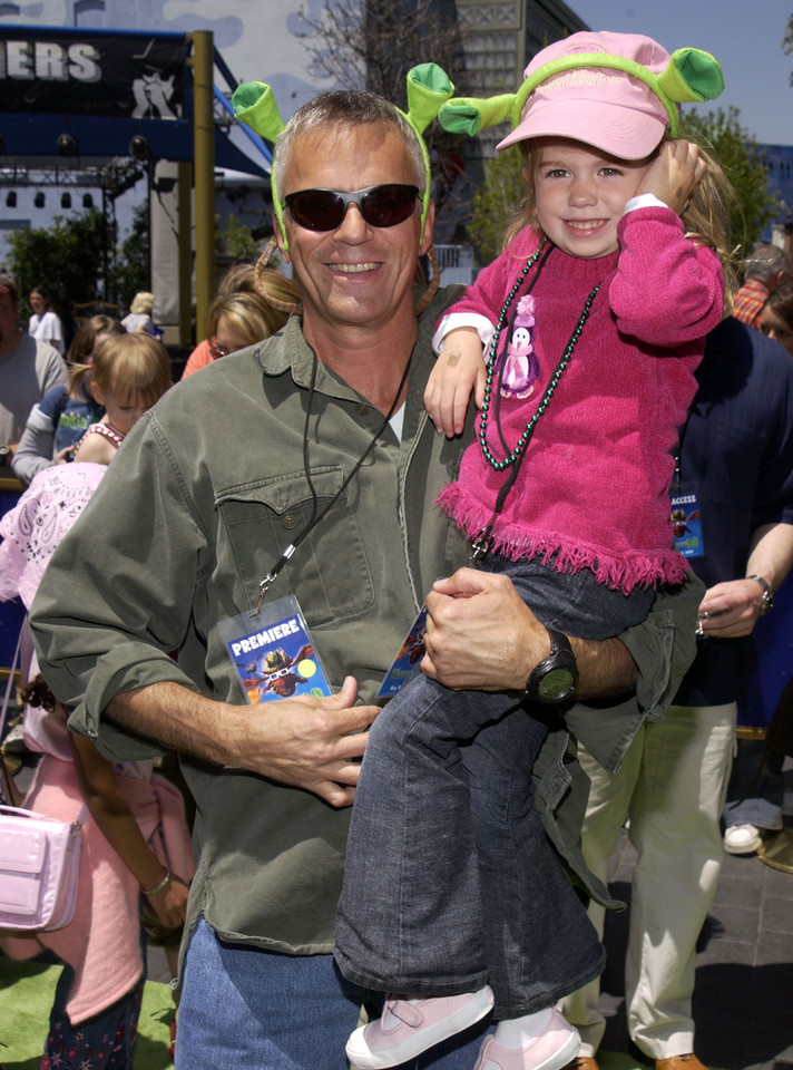 Richard Dean Anderson z córką w 2003 r. 