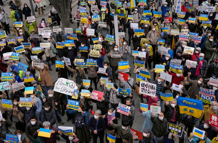 Protest u Tokiju zbog Ukrajine