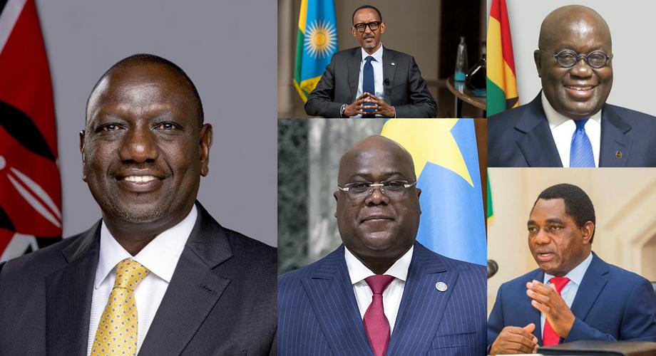 Collage of African leaders