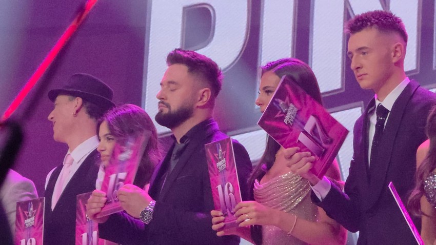 Finale Pinkovih zvezda, prvi presek glasanja