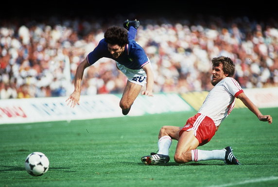 Stefan Majewski kontra Paolo Rossi w półfinale MŚ 1982