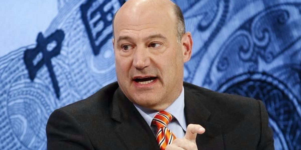 Trump is meeting with Goldman Sachs President Gary Cohn