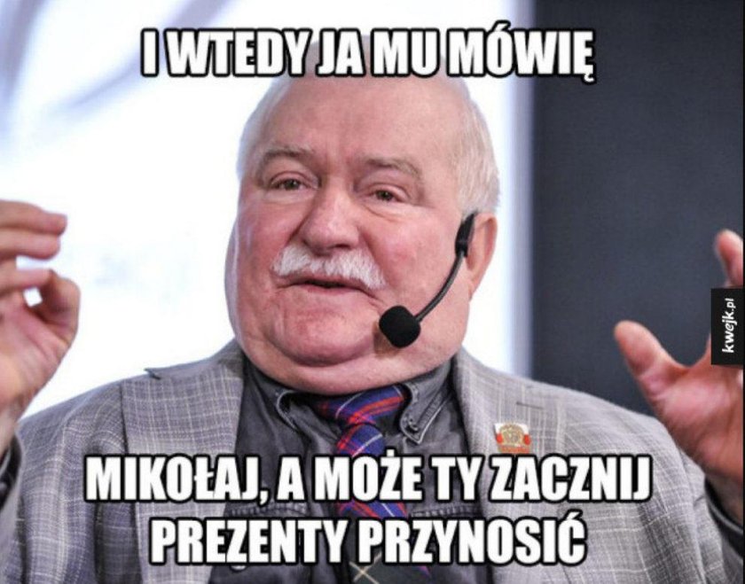 Wałęsa nowym królem memów