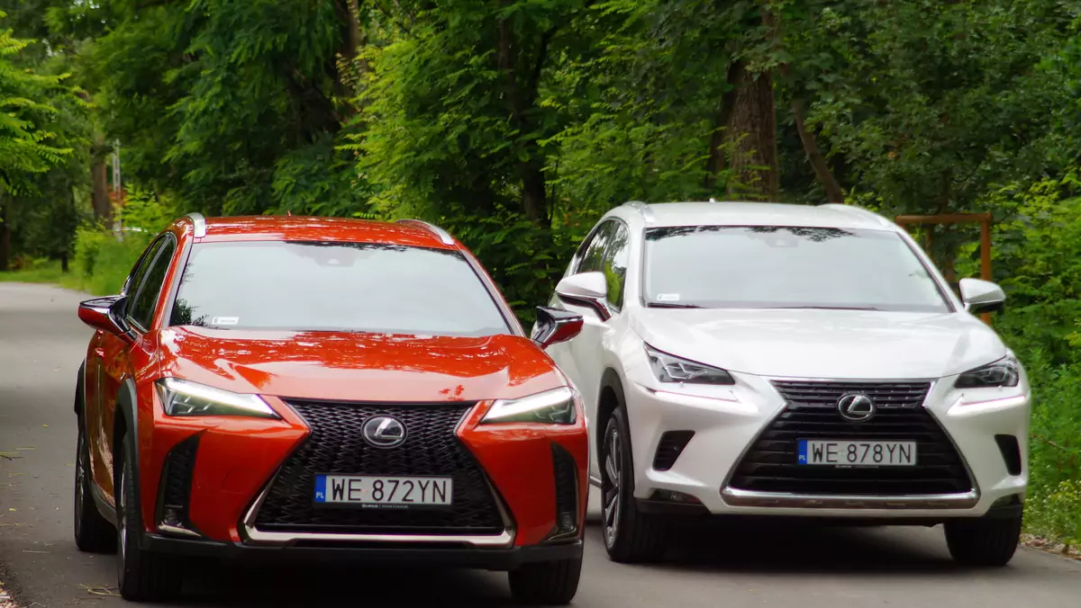 Lexus UX kontra Lexus NX