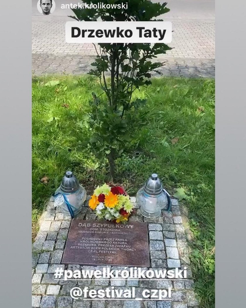 skrin z Instagrama Antka Królikowskiego