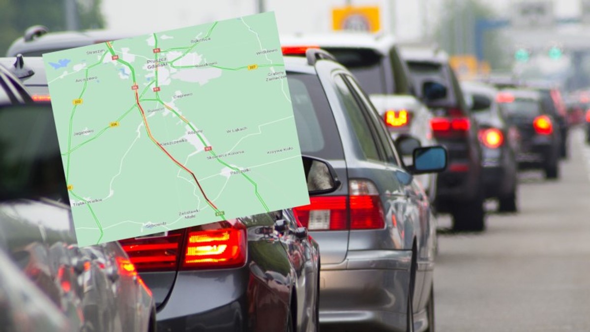 Turyści przybywający nad morze spowodowali korki na autostradzie A1 prowadzącej nad Bałtyk. Zatory powstają też na drogach w innych częściach kraju. Jak wygląda ruch w Polsce podczas pierwszego dnia długiego weekendu?