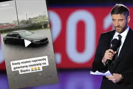 Maciej Dowbor znów miał motoryzacyjnego pecha. Tym razem utopił swoje BMW [Wideo]