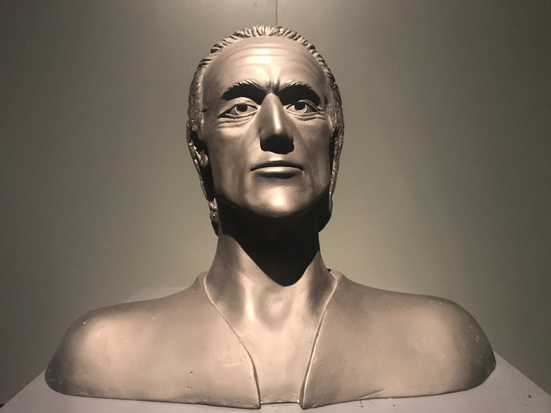 Zrekonstruowana twarz "Człowieka z Warny", Muzeum Archeologiczne