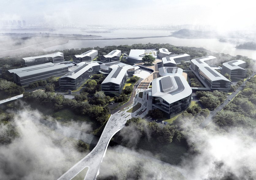 Hangzhou Alibaba DAMO Academy Nanhu Industry Park Project - Hangzhou, Chiny