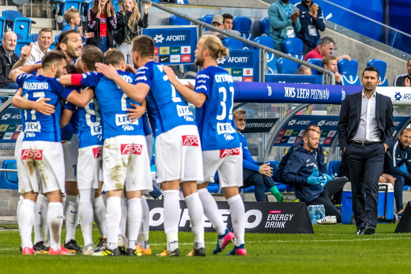 Pilka nozna. Ekstraklasa. Lech Poznan - Zaglebie Lubin. 12.08.2017