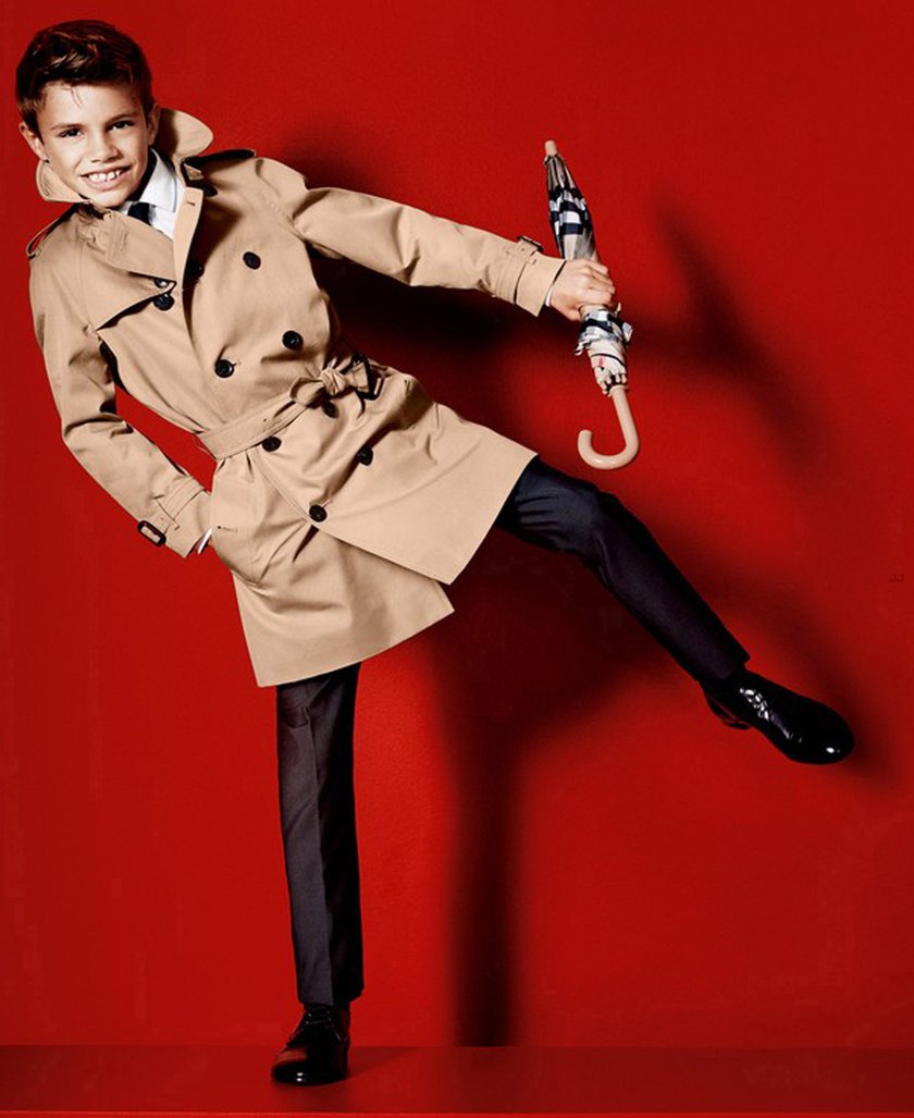 Romeo Beckham dla Burberry