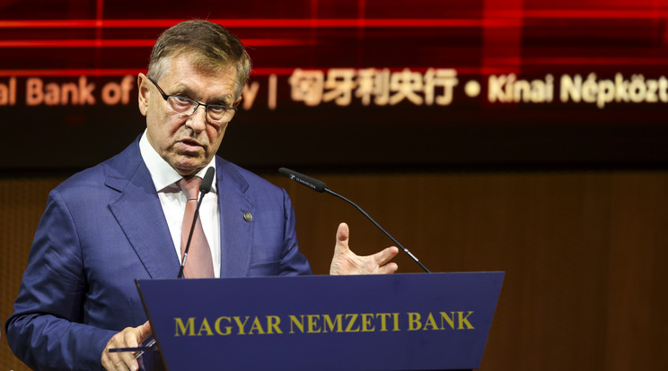 Matolcsy György, a Magyar Nemzeti Bank (MNB) elnöke / Fotó: MTI/Hegedüs Róbert