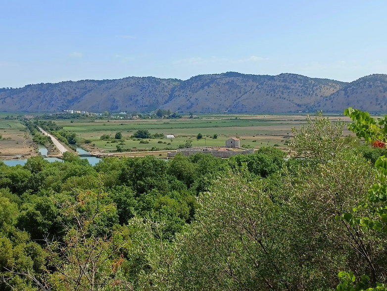 Butrint - widok na zamek Ali Pasha