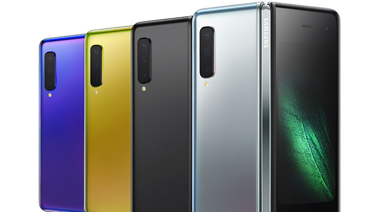 A Galaxy Fold négy színben érkezik /Fotó: Samsung