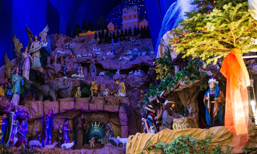 SZOPKA BOŻONARODZENIOWA W KOŚCIELE ŚW. FRANCISZKA SERAFICKIEGO W POZNANIU