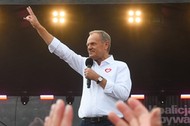 Donald Tusk na Marszu Miliona Serc