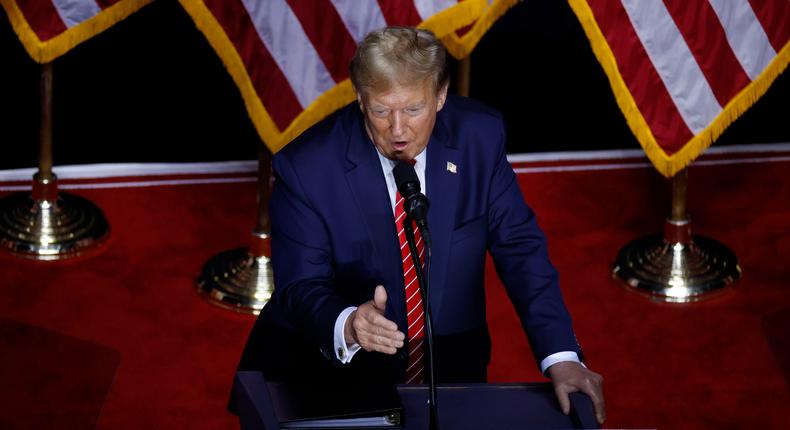 Former President Donald Trump.Chip Somodevilla/Getty Images