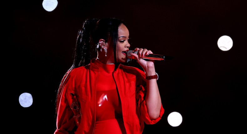 Rihanna performs at the 2023 Super Bowl.Gregory Shamus/Getty Images