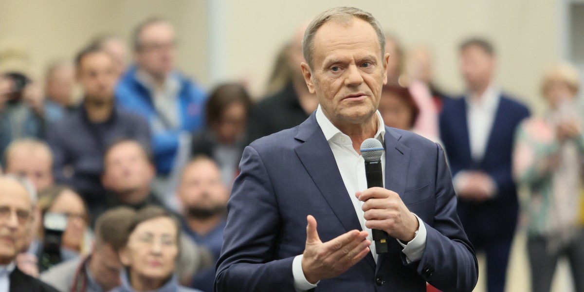 Donald Tusk stwierdził, że dziś wybór nie jest między partiami politycznymi, a "między dobrem a złem