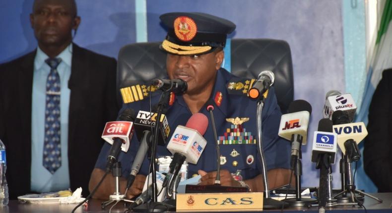 Chief or Air Staff, Air Marshal Sadique Abubakar.
