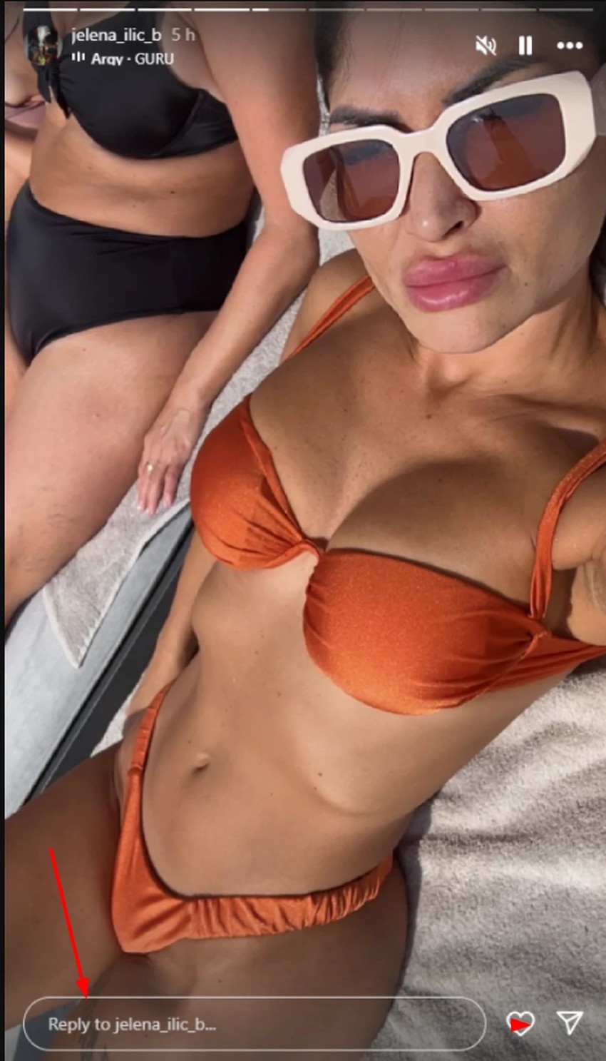 Jelena Ilić tetovaža