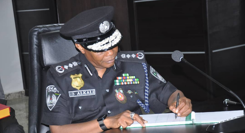 Inspector-General of Police (I-G), Usman Baba. [Twitter:PrinceMuyiwa]