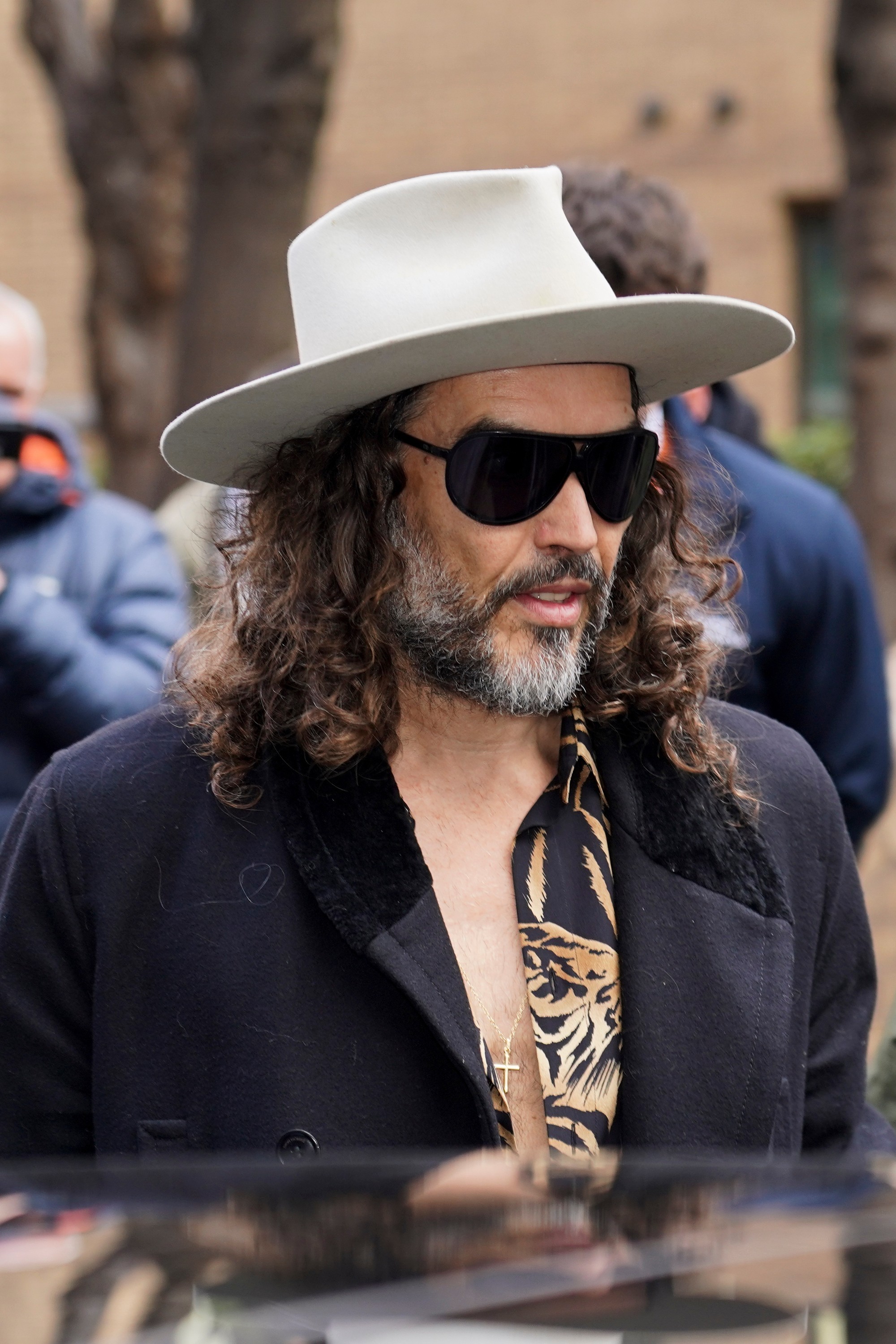 Britský komik a herec Russell Brand.