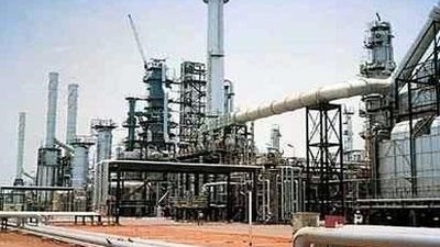 An oil refinery in Nigeria