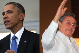 Barack Obama i Raul Castro