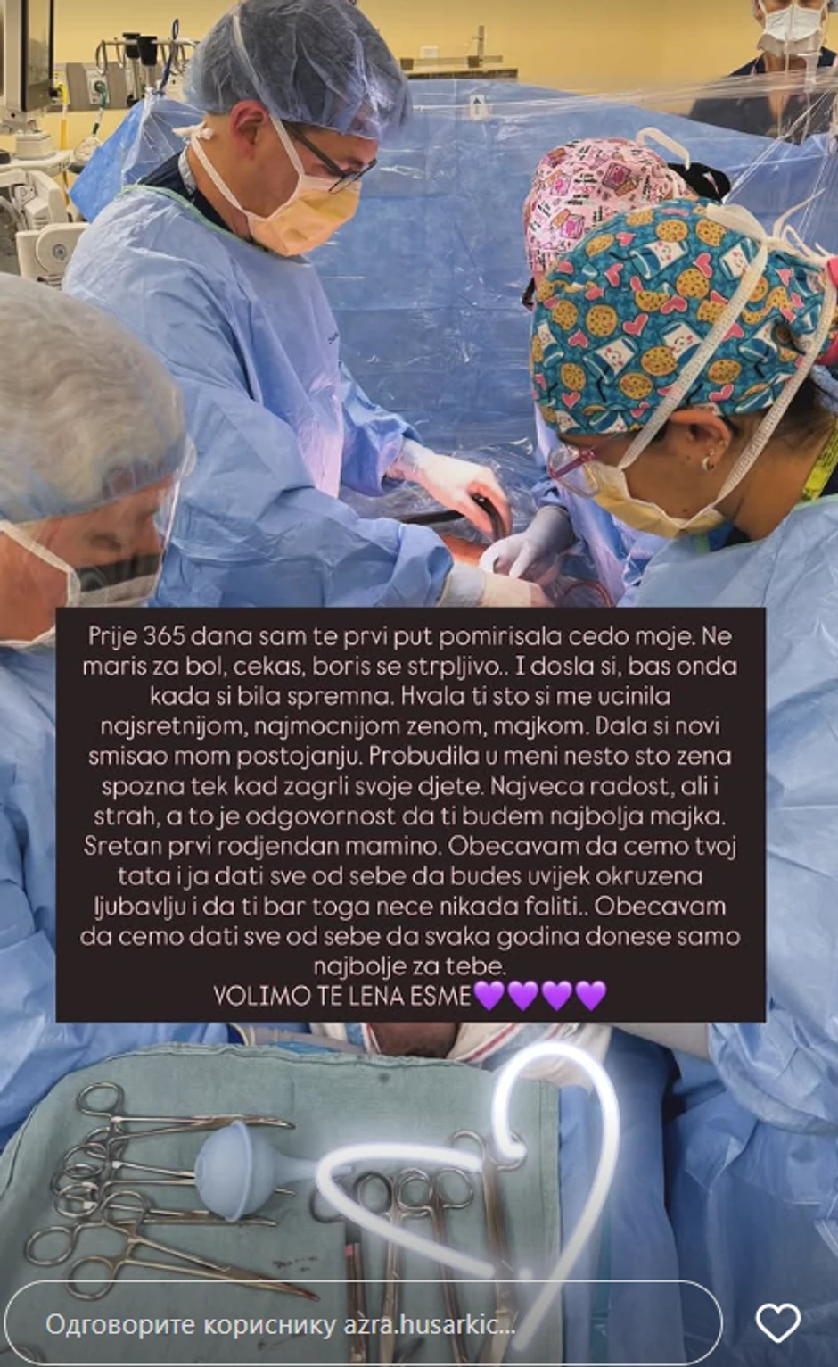 Azra slavi ćerki rođendan