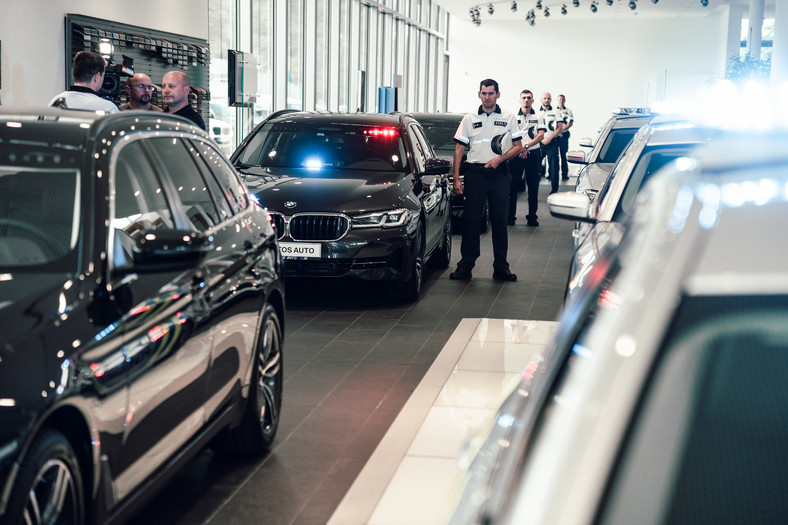 BMW 540i xDrive Touring czeskiej policji
