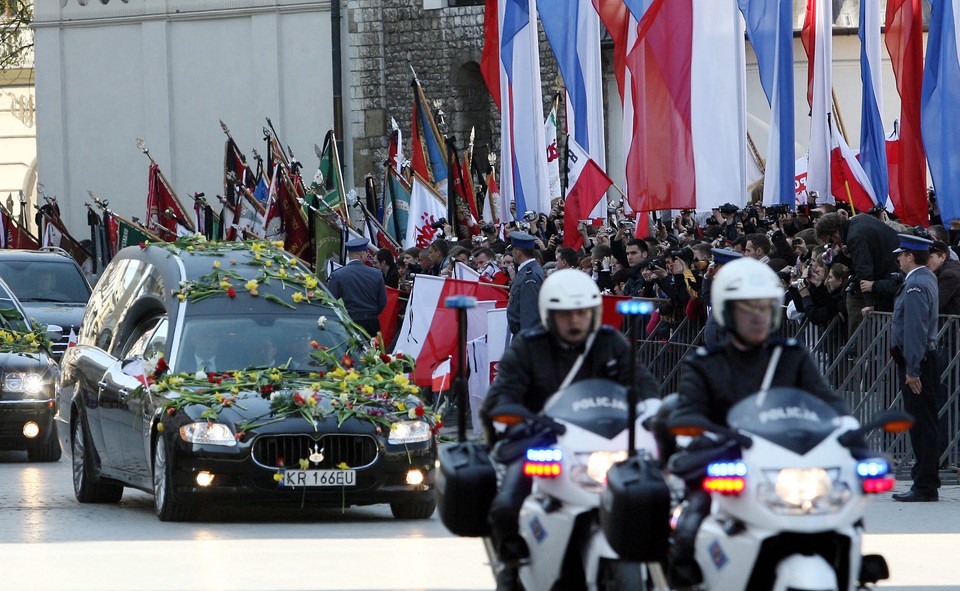 KRAKÓW KATASTROFA SAMOLOTU UROCZYSTOŚCI POGRZEBOWE