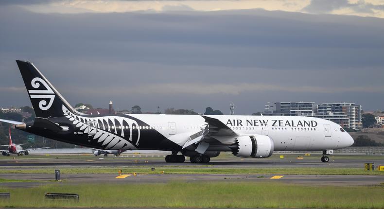 An Air New Zealand Boeing 787 Dreamliner.James D. Morgan/Getty Images
