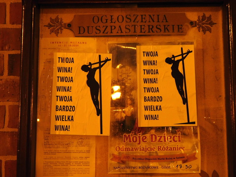 Plakaty Ogólnopolskiego Strajku Kobiet