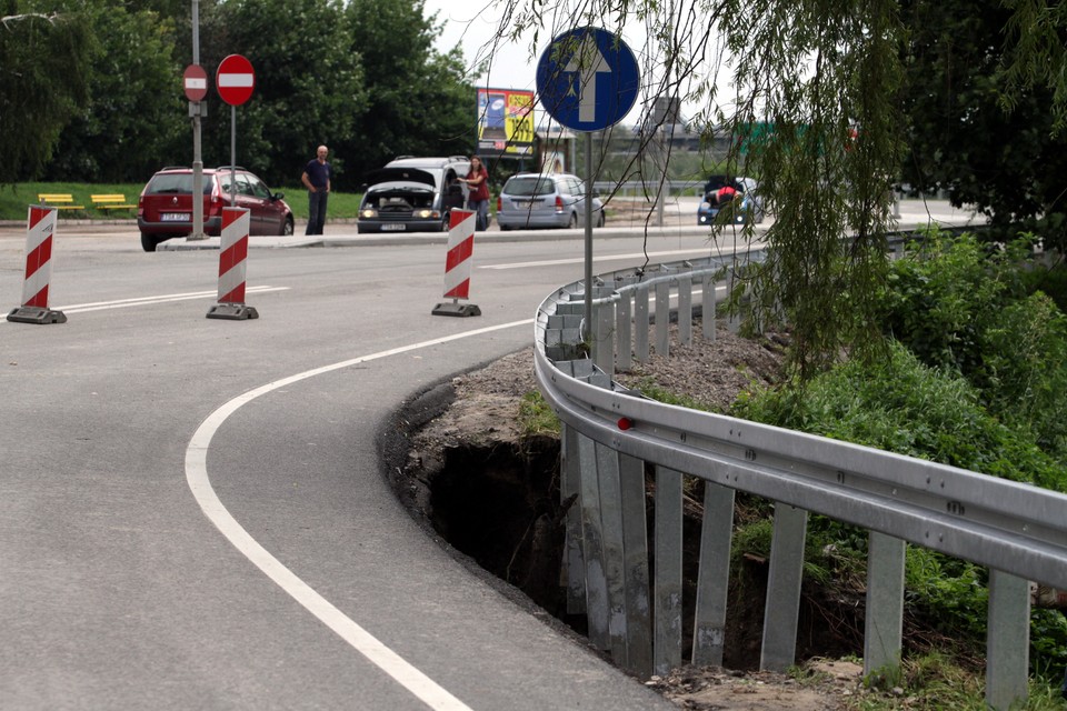 Woda znów nie oszczędziła Sandomierza