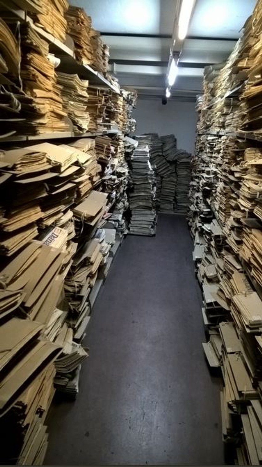 Stanje u magacinu Narodne biblioteke Srbije