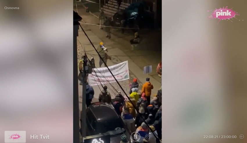 Snimak iz Kragujevca