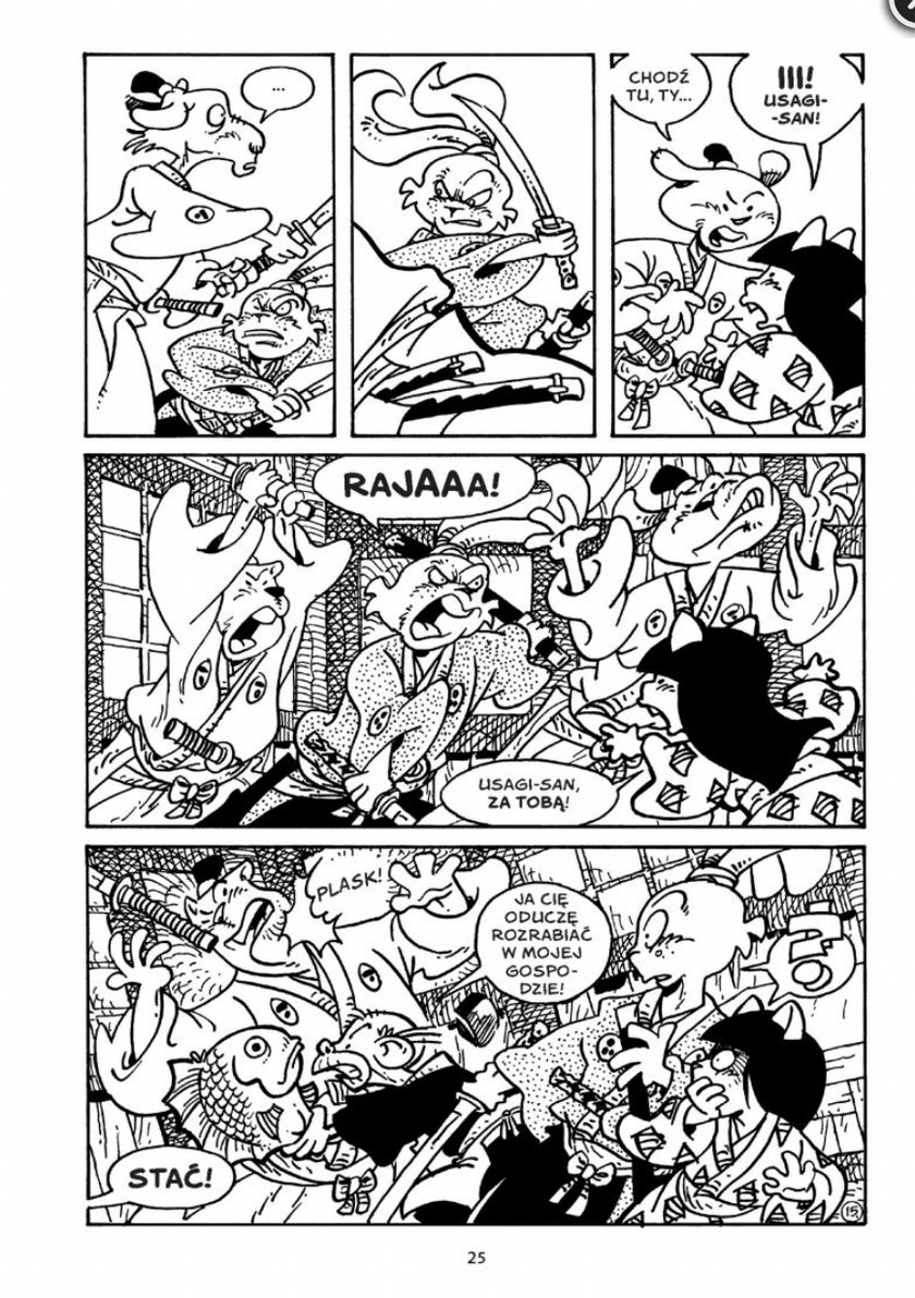 Usagi Yojimbo. Tom 9. Usagi, ronin-królik, staje w obronie córki zabitego samuraja.