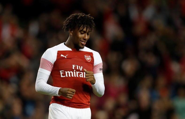 Arsenal player Alex Iwobi 