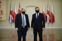 Boris Johnson o wizycie w Polsce: Jesteśmy niezachwiani w naszym zaangażowaniu