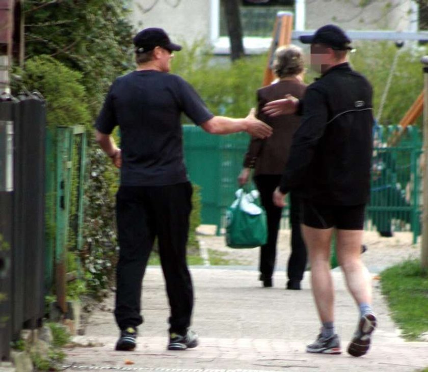 Donald Tusk, jogging