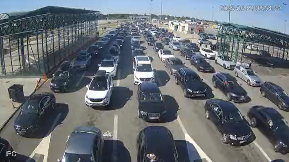 Horgoš, izlaz iz Srbije