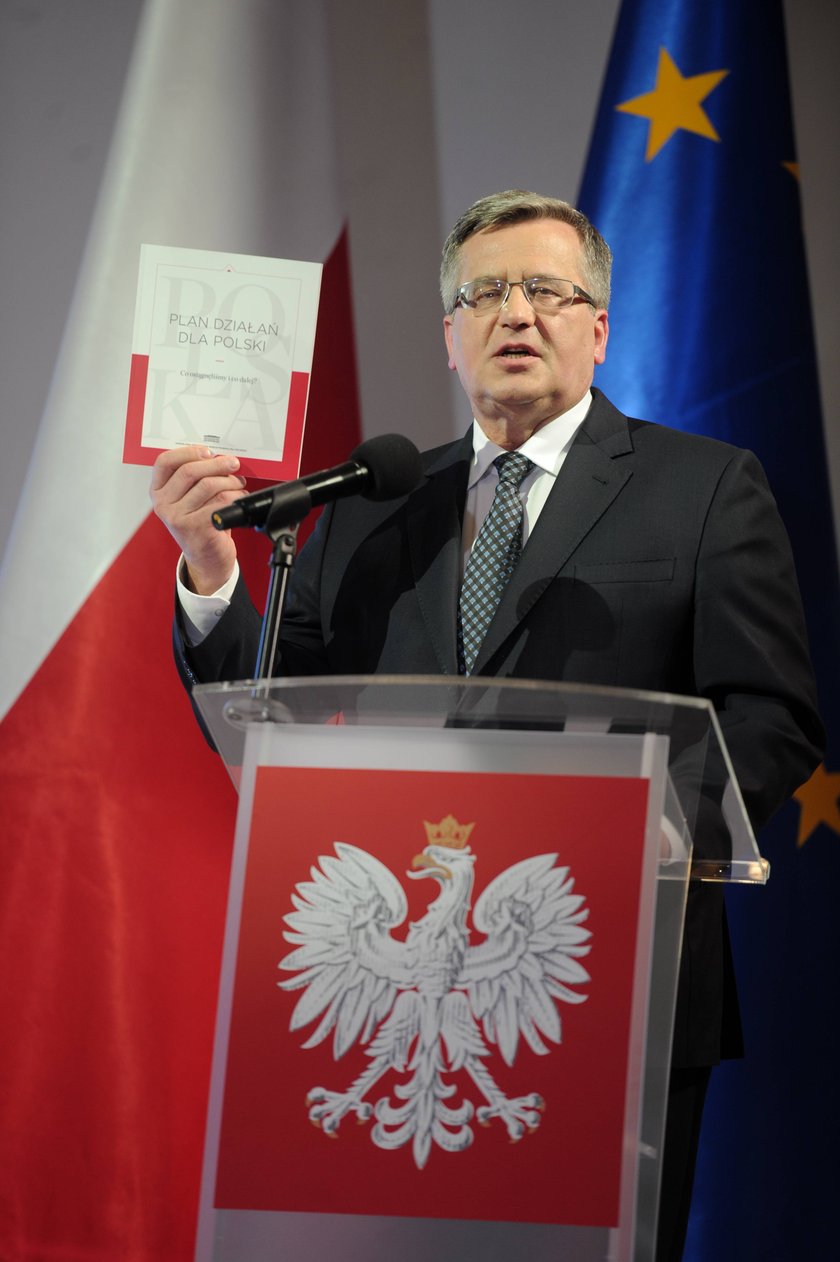 Komorowski się chwali