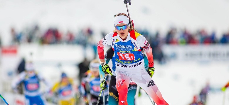 PŚ w biathlonie: Monika Hojnisz piąta w sprincie w Hochfilzen