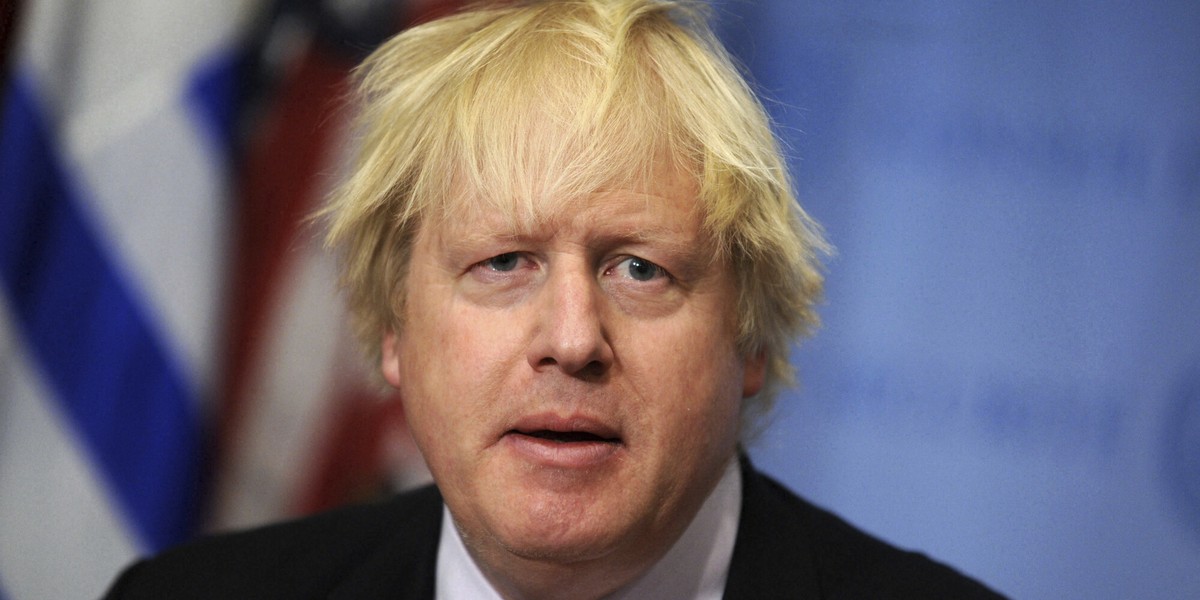 Boris Johnson.