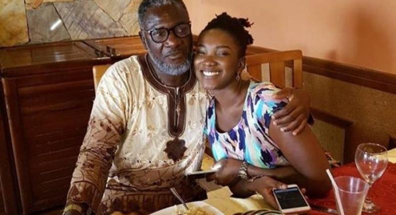 Late Ebony and her father