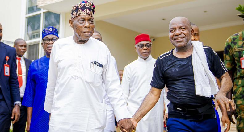 Obasanjo tells other Governors to emulate Alex Otti on pension law repeal [Twitter:@alexottiofr]