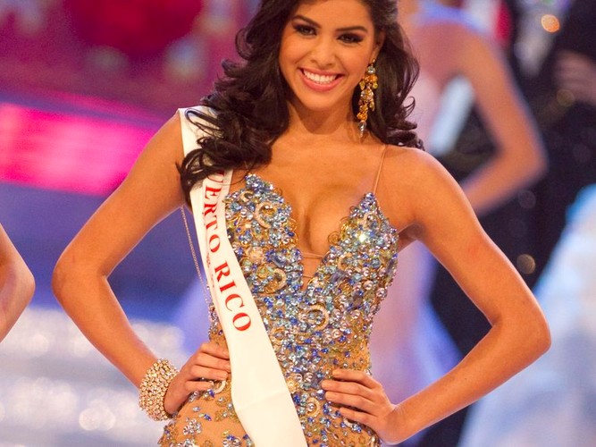 Piękna finalistka, Miss Puerto Rico, Yara Santiago
